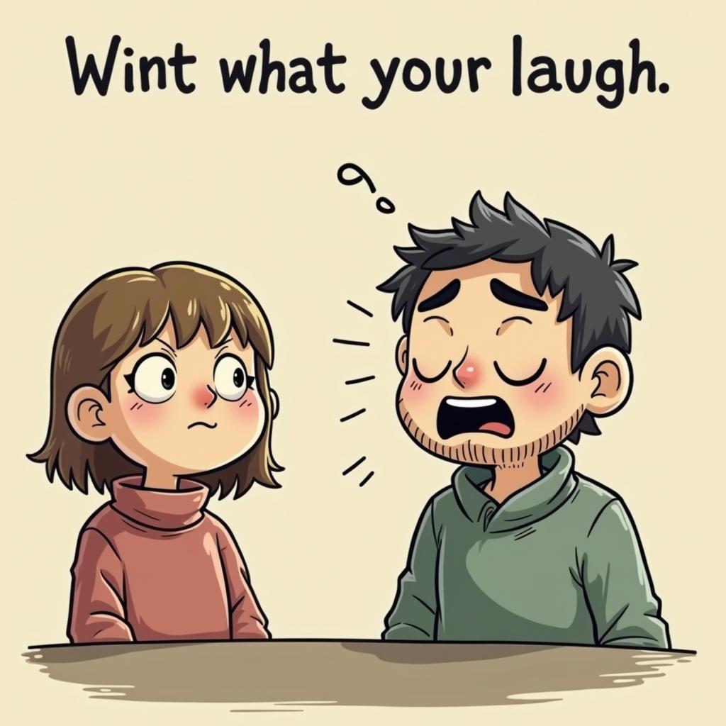 Hinh anh meme ve cam giac buon cuoi nhung khong the cuoi noi vi hoan canh